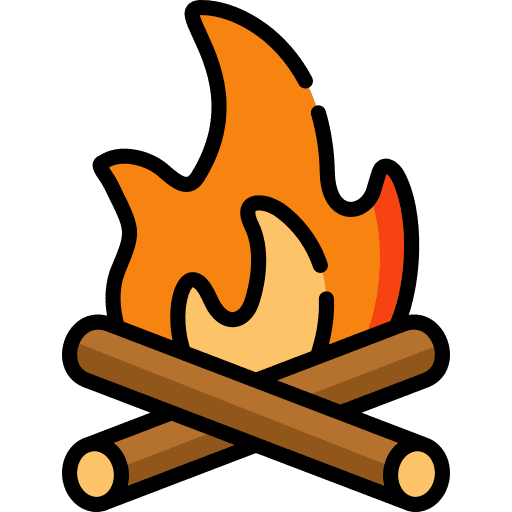 Bonfire bonfire fire camping icon