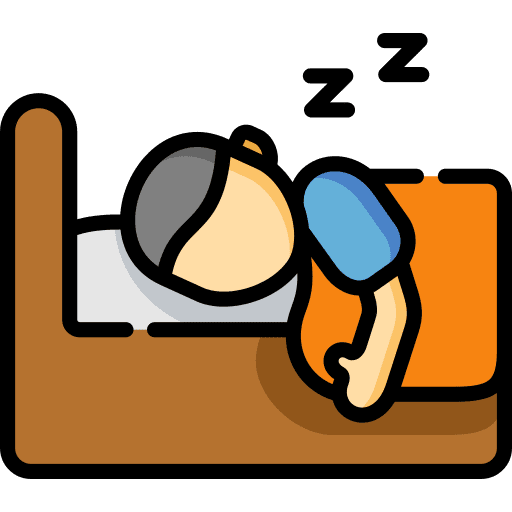 Sleeping sleeping zzz wellness icon