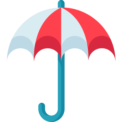 Umbrella protection rain umbrella icon