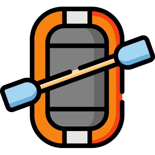Rafting sports and competition sports transportation icon