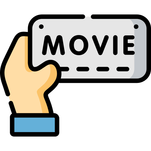 Ticket cinema film theatre icon