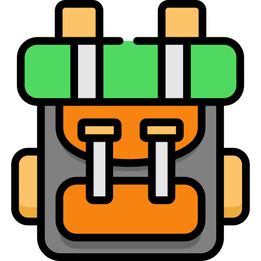 Backpack backpack luggage bag icon