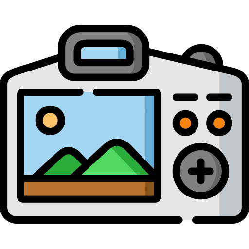 Dslr camera picture art and design photograph icon