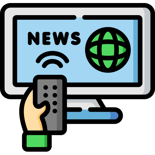 News hand communications computer icon