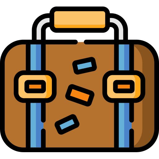 Suitcase travel suitcase fashion icon