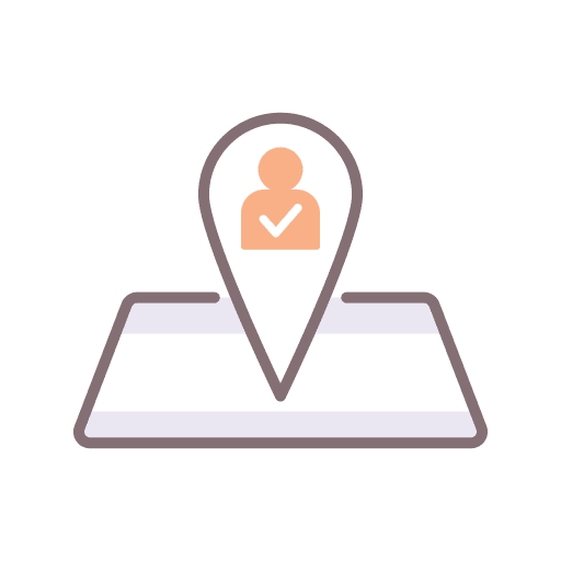Constituency representative location location pin icon
