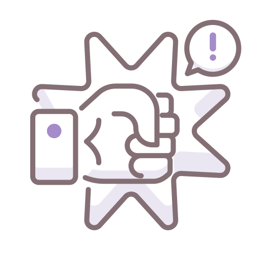 Dictatorship dictatorship speech bubble fist icon