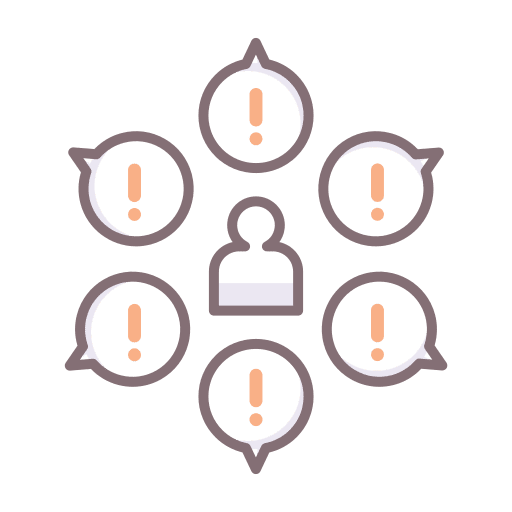 Scapegoat user outrage opinion icon