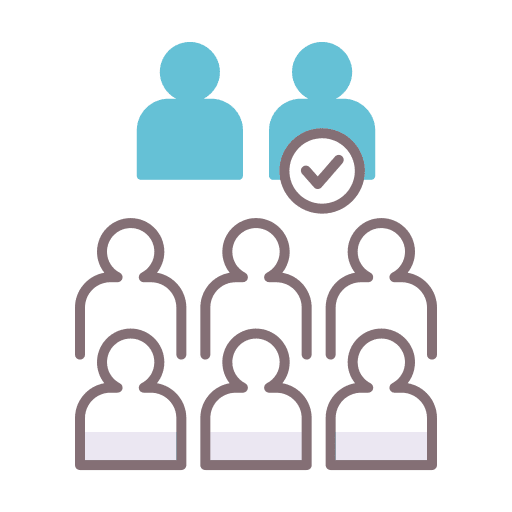 Caucus politics citizens election icon