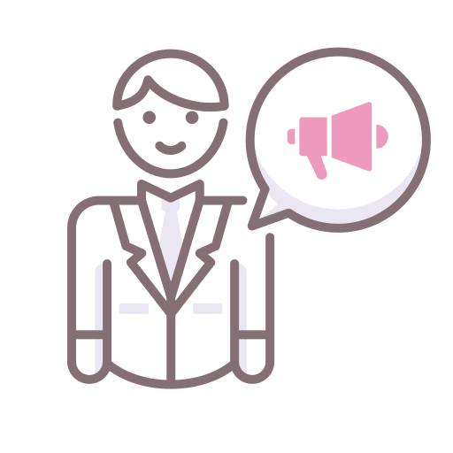 Coattails speech bubble man miscellaneous icon