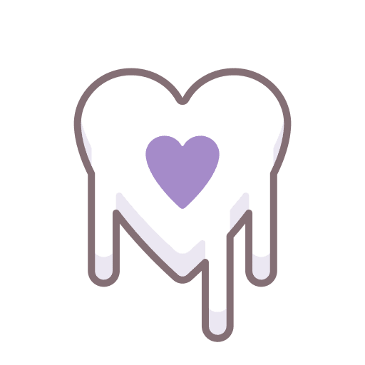 Heart hearts injured black icon