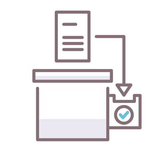 Hopper bill miscellaneous checkmark icon