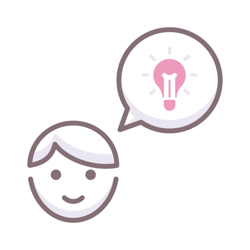 Ideology man user speech bubble icon
