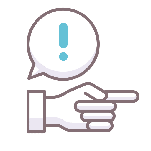 Intimidation hands and gestures speech bubble intimidation icon