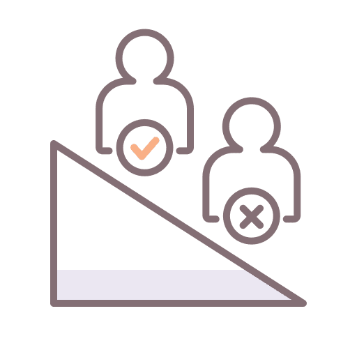 Landslide win landslide ballot icon