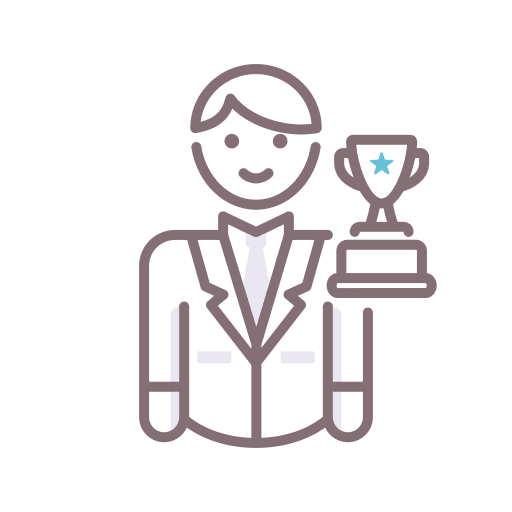 Nominee prize cup star icon