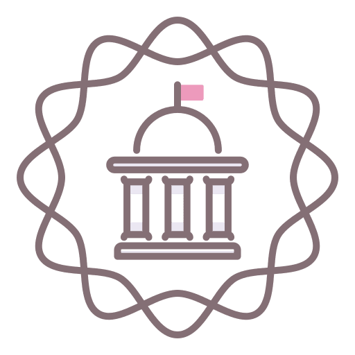 Red tape red tape rules architecture and city icon