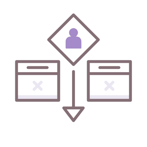 Vote down arrow candidate election icon