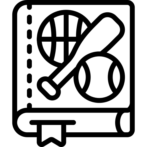 Book library sports education icon