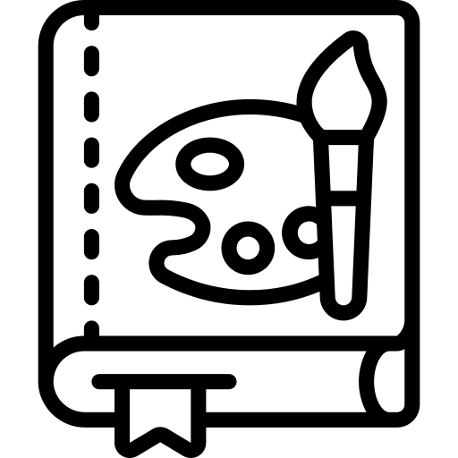 Book reading knowledge library icon