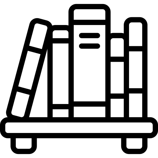 Book reading learning library icon