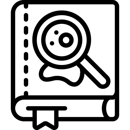 Book knowledge crime learning icon