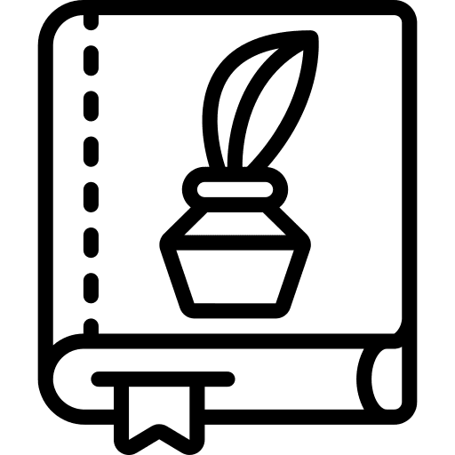 Book study learning reading icon