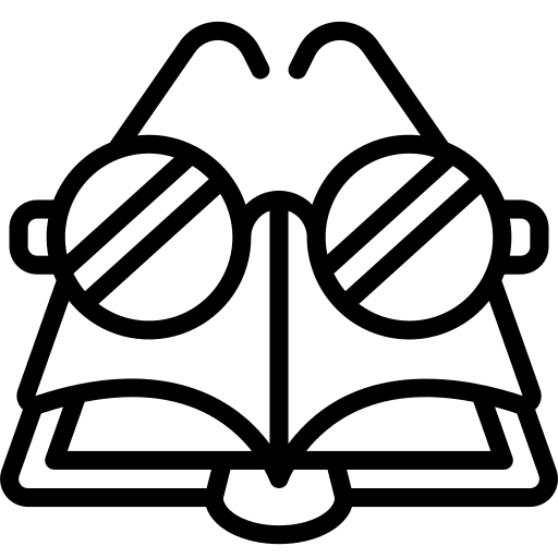 Book literature reading education icon