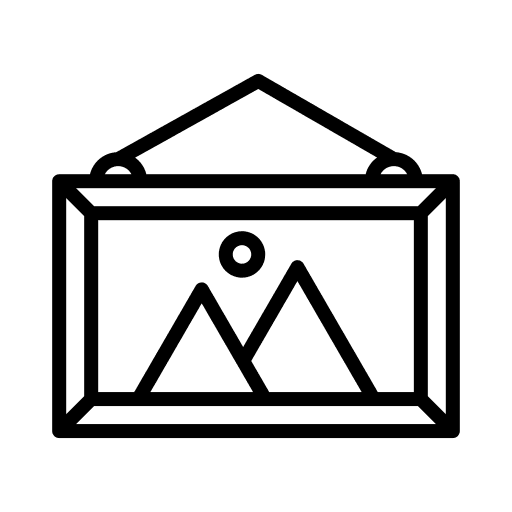 Picture furniture and household picture paint icon