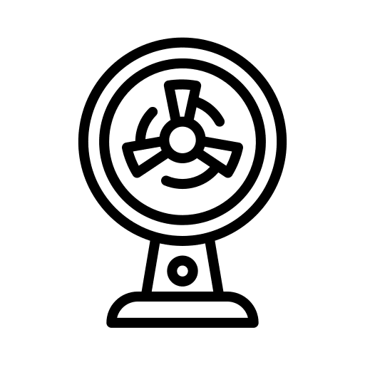 Fan furniture and household ventilation transportation icon