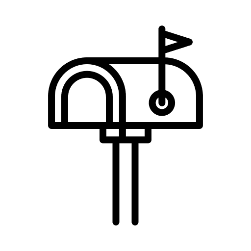 Mailbox mailboxes tools symbol icon