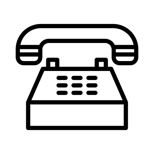 Phone technology furniture and household phone call icon