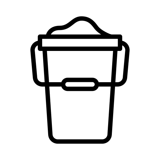 Bucket paint pail bucket icon