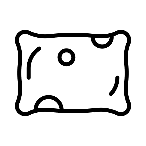 Pillow relax furniture and household comfortable icon