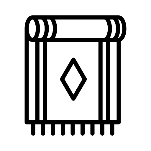 Rug adornment rug elegant icon