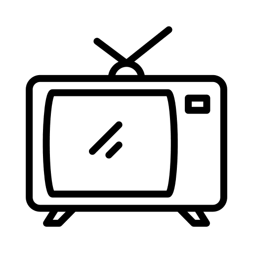 Television tv television screen icon