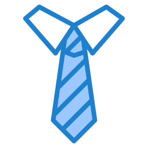 Tie business and finance fashion tie icon