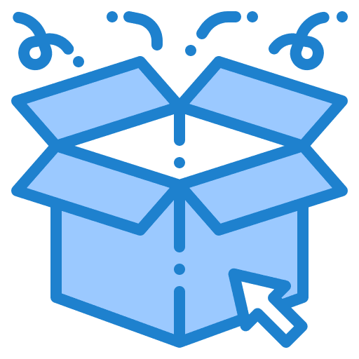 Product lunch product package icon