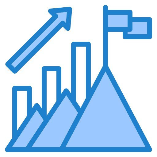 Success business and finance success career icon