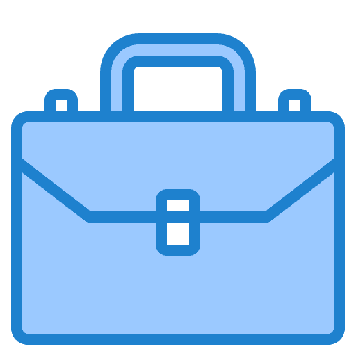 Bag business job briefcase icon