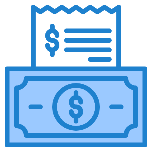 Bill business and finance asset dollar icon