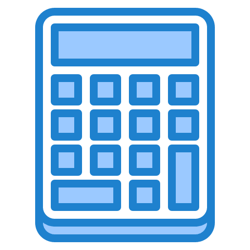 Calculator technological business and finance calculator icon