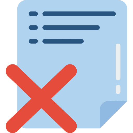 Cross cancel erase missing icon