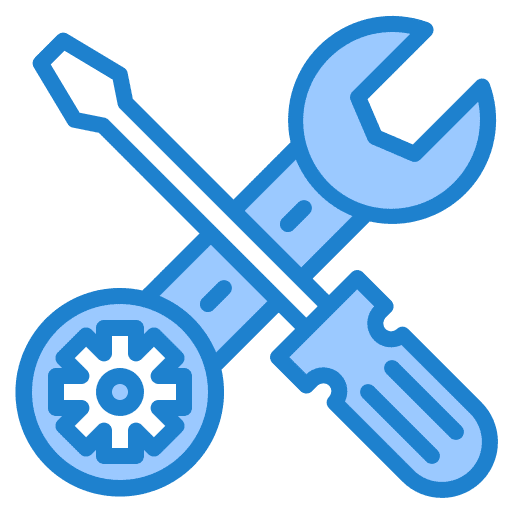 Setting construction and tools service setting icon