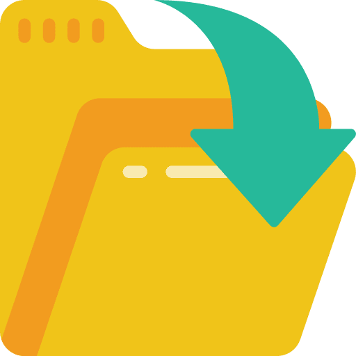 Folder folder file storage open icon