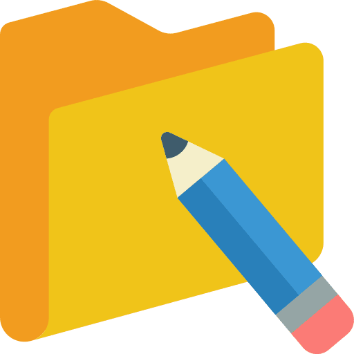 Folder interface files and folders data storage icon