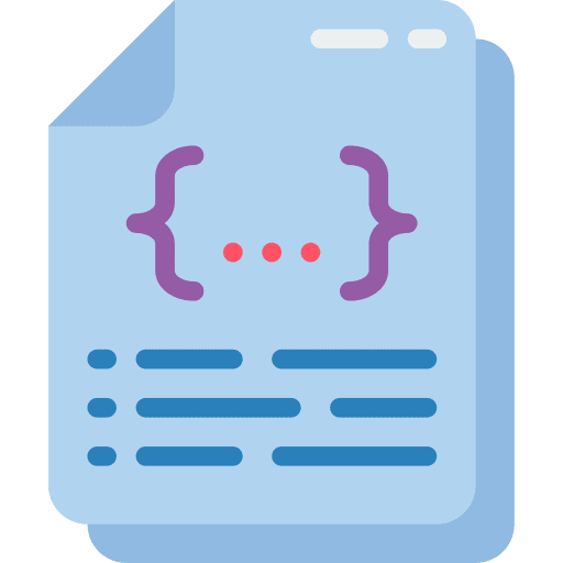 File business file code icon