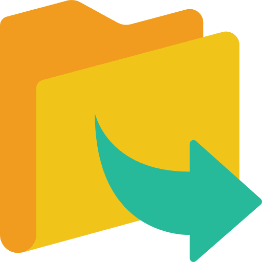 Folder files and folders forward folder icon