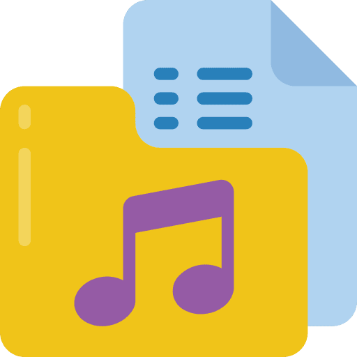 Folder folder music music folder icon