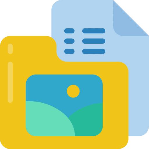 Images picture folder file storage icon